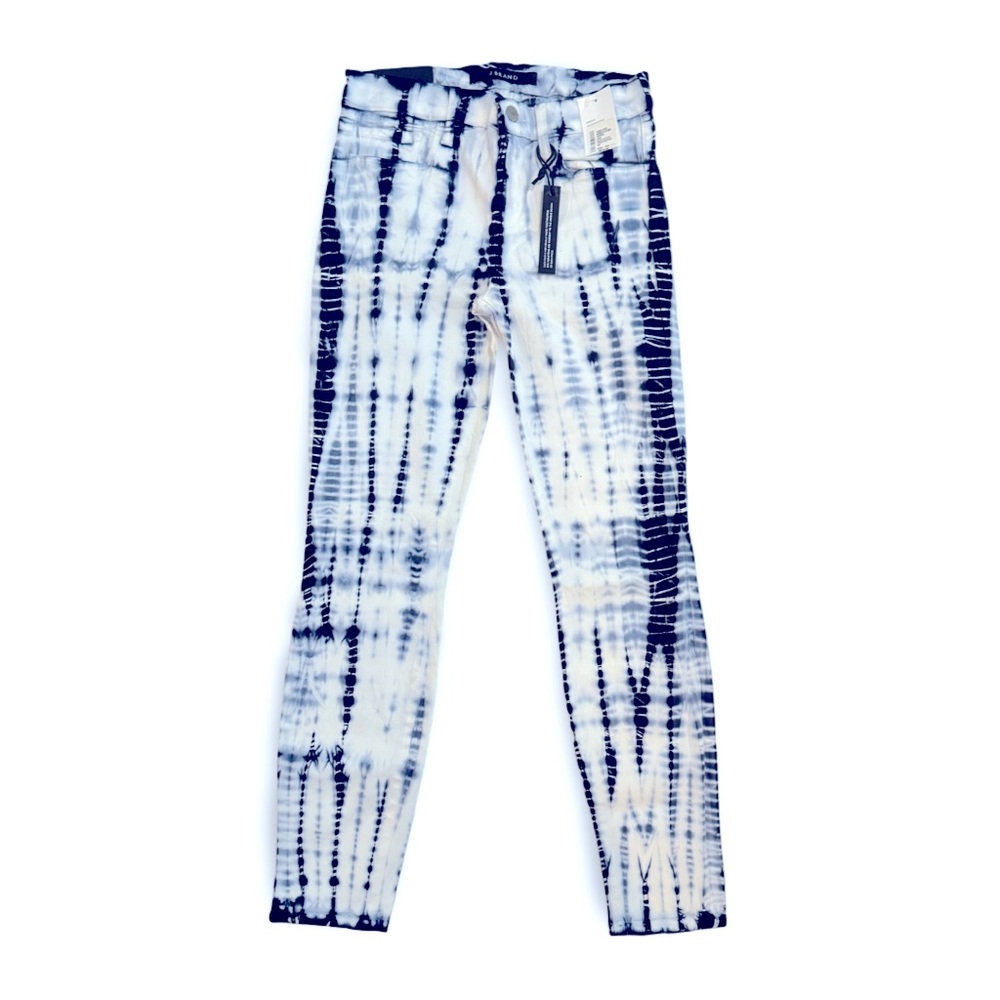 J Brand Photo Ready Capri mid rise jeans tie-dyed blue size 26 NWT!